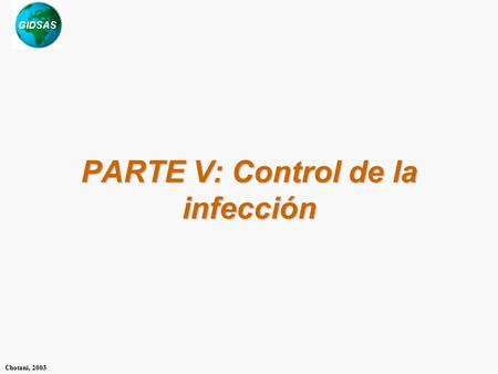PARTE V: Control de la infección