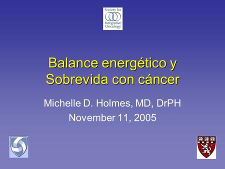 Balance energético y Sobrevida con cáncer
