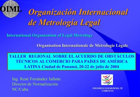 International Organization of Legal Metrology