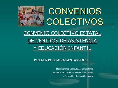 CONVENIOS COLECTIVOS CONVENIO COLECTIVO ESTATAL