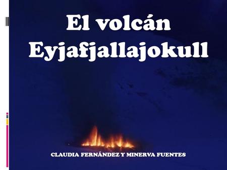 El volcán Eyjafjallajokull