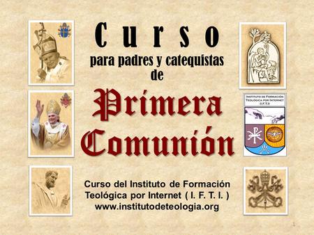 C u r s o para padres y catequistas de Primera Comunión