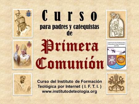 C u r s o para padres y catequistas de Primera Comunión