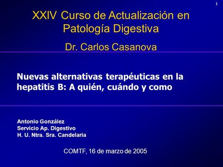 XXIV Curso de Actualización en Patología Digestiva