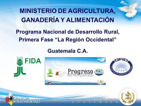 MINISTERIO DE AGRICULTURA, GANADERÍA Y ALIMENTACIÓN