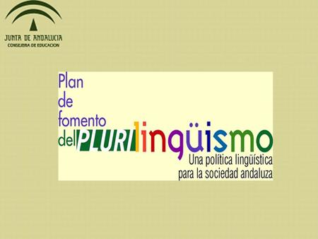 Plan de Fomento del Plurilingüismo en Andalucía