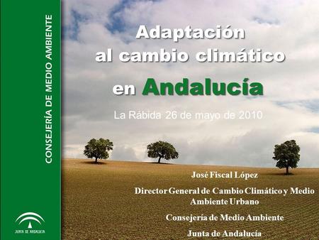 Adaptación al cambio climático en Andalucía