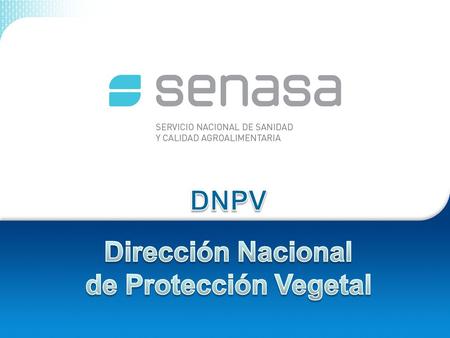 DNPV Dirección Nacional de Protección Vegetal.