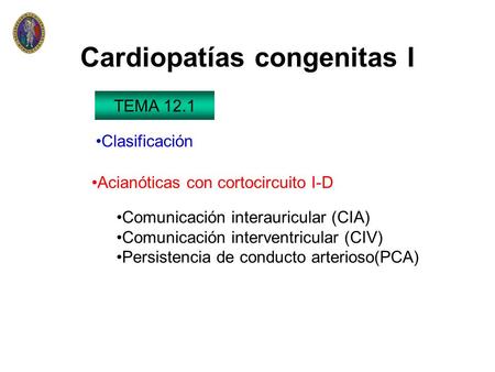 Cardiopatías congenitas I