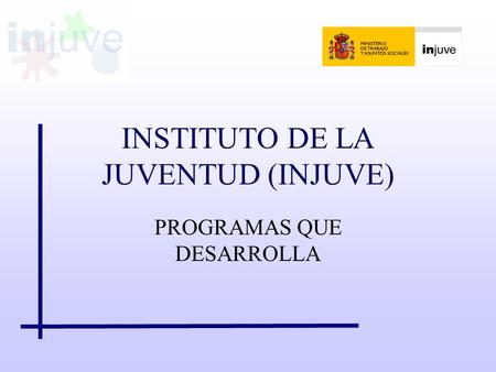 INSTITUTO DE LA JUVENTUD (INJUVE)