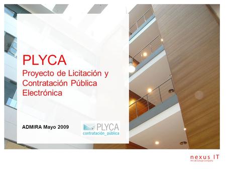 PLYCA Proyecto de Licitación y Contratación Pública Electrónica