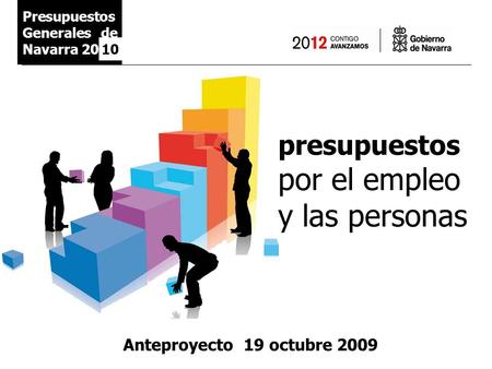 Presupuestos Generales de Navarra 20 presupuestos por el empleo y las personas Anteproyecto 19 octubre 2009 10.