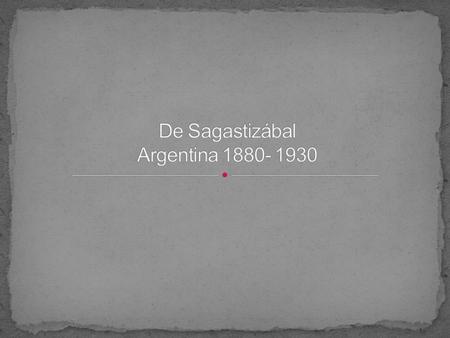 De Sagastizábal Argentina
