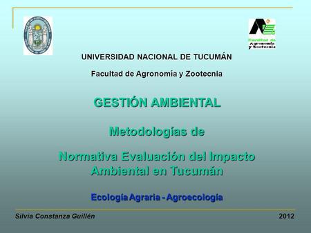 Normativa Evaluación del Impacto Ambiental en Tucumán
