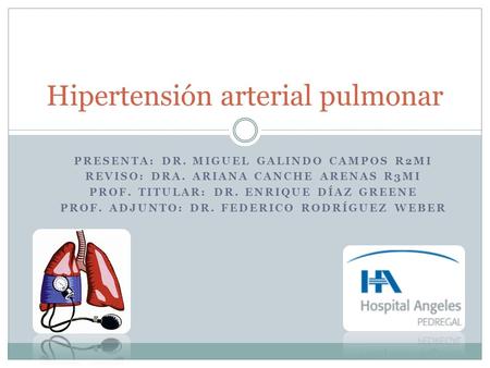 Hipertensión arterial pulmonar
