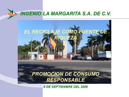 INGENIO LA MARGARITA S.A. DE C.V.