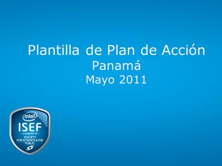 Plantilla de Plan de Acción Panamá Mayo 2011
