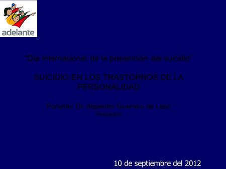 “Día Internacional de la prevención del suicidio”