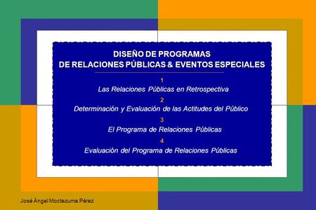 DE RELACIONES PÚBLICAS & EVENTOS ESPECIALES
