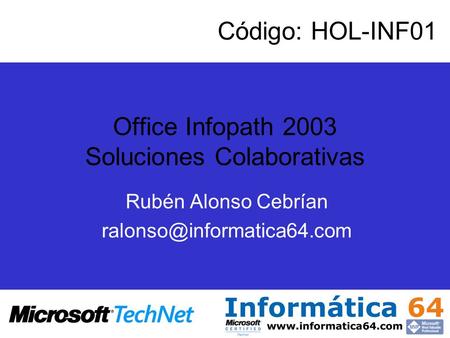 Office Infopath 2003 Soluciones Colaborativas