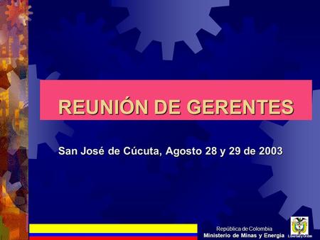 San José de Cúcuta, Agosto 28 y 29 de 2003