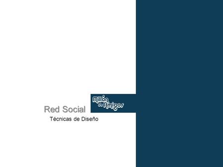 Técnicas de Diseño Red Social.