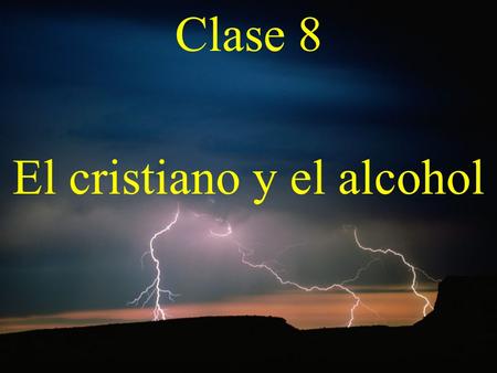 El cristiano y el alcohol