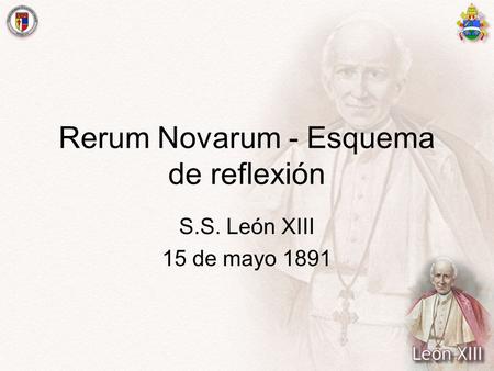 Rerum Novarum - Esquema de reflexión