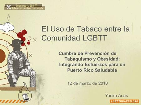 El Uso de Tabaco entre la Comunidad LGBTT