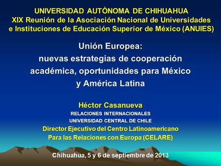 nuevas estrategias de cooperación académica, oportunidades para México