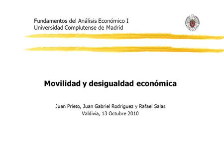 Fundamentos del Análisis Económico I Universidad Complutense de Madrid