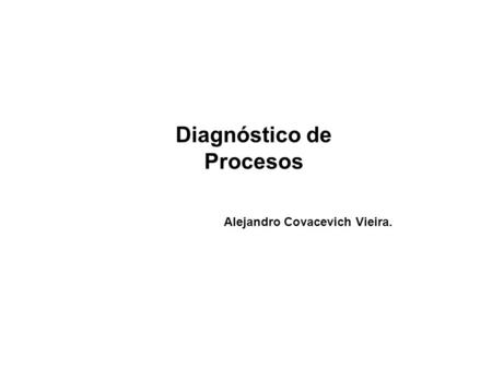 Diagnóstico de Procesos