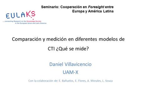 Comparación y medición en diferentes modelos de CTI ¿Qué se mide?