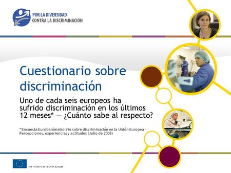 Cuestionario sobre discriminación