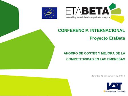CONFERENCIA INTERNACIONAL Proyecto EtaBeta
