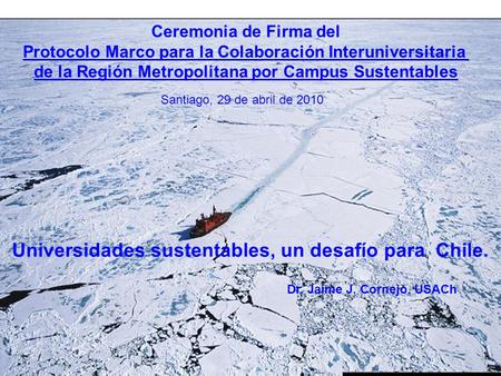 Universidades sustentables, un desafío para Chile.