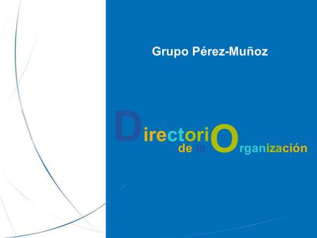 Grupo Pérez-Muñoz Directori de la Organización.