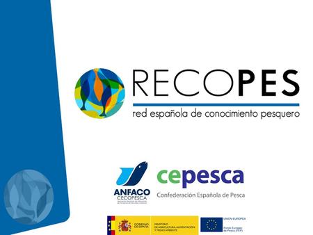 Qué es El Proyecto RECOPES es una iniciativa del sector privado, liderado por la Confederación Española de Pesca y ANFACO-CECOPESCA, en el marco de la.