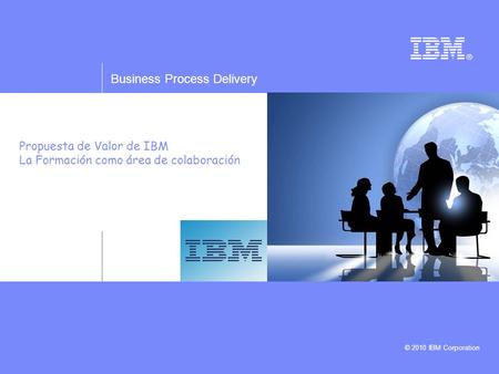 Propuesta de Valor de IBM La Formación como área de colaboración