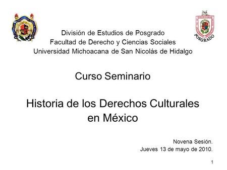 Historia de los Derechos Culturales en México
