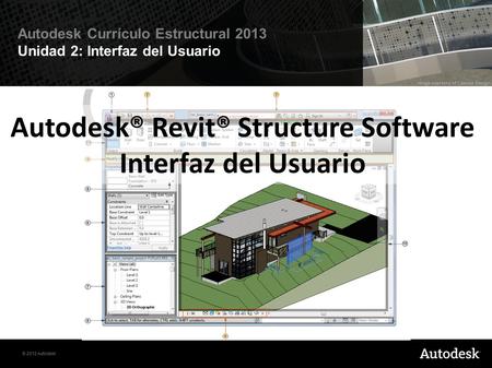 Autodesk® Revit® Structure Software Interfaz del Usuario