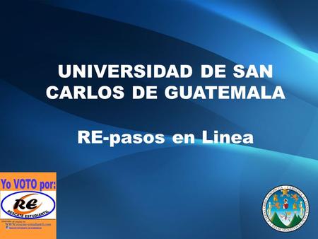 UNIVERSIDAD DE SAN CARLOS DE GUATEMALA RE-pasos en Linea.