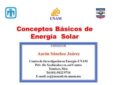Conceptos Básicos de Energía Solar