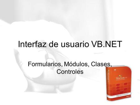 Interfaz de usuario VB.NET