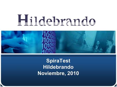 SpiraTest Hildebrando Noviembre, 2010