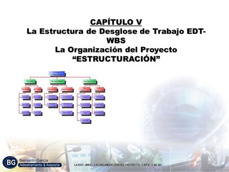 La Estructura de Desglose de Trabajo EDT-WBS