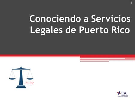 Conociendo a Servicios Legales de Puerto Rico