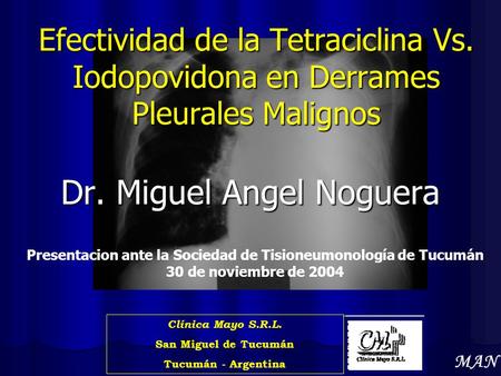 Dr. Miguel Angel Noguera