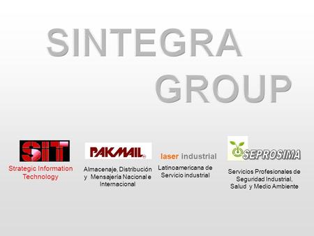 SINTEGRA GROUP SEPROSIMA laser industrial Strategic Information