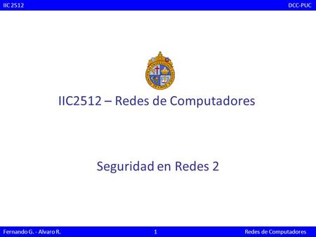 IIC2512 – Redes de Computadores
